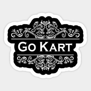 Sports Go Kart Sticker